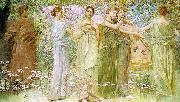 Thomas Wilmer Dewing The Days Spain oil painting artist